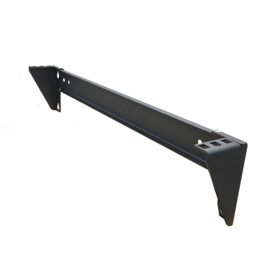 1U Folding 19 Inches Cold Rolled Steel Wall Mountable Simple Vertical Rack
